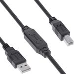 InLine Cavo attivo USB 2.0, da spina USB-A a spina USB-B, 7.5m