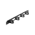 Intellinet 19 Cable Management Panel 1U Pannello di gestione del cavo (19IN CABLE MANAGEMENT PANEL 1U- - 4 SHORT PLASTIC