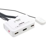 InLine KVM Switch, 2 porte, USB HDMI, Full HD, Audio, all-in-one