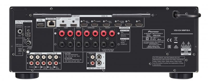 Pioneer-VSX-934-7.2-canali-Surround-Compatibilita-3D-Nero