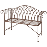 Esschert Design Panca da Giardino in Metallo Stile Old English MF009