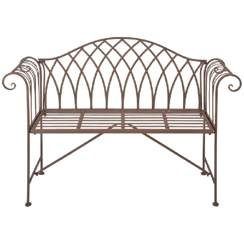 Esschert-Design-Panca-da-Giardino-in-Metallo-Stile-Old-English-MF009