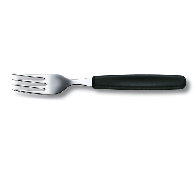 Forchette-tavola-VICTORINOX-nere-argento