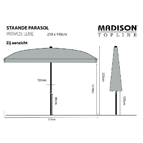 Madison-Ombrellone-Patmos-Luxe-Rettangolare-210x140-cm-Grigio-Talpa