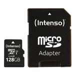 Scheda-di-memoria-intenso-per-le-prestazioni-flash-128GB--MicroSDXC-incl.-Adattatore-SD-UHS-1-