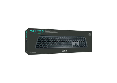 Logitech-MX-Keys-S-tastiera-RF-senza-fili--Bluetooth-QWERTY-US-International-Grafite--MX-KEYS-S---GRAPHITE---US-INTL----