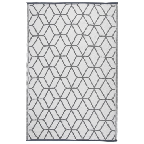 Esschert-Design-Tappeto-da-Esterno-180x121-cm-Grigio-Bianco-OC25