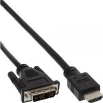 InLine 4043718064564 cavo e adattatore video 2 m HDMI tipo A (Standard) DVI Nero