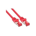 InLine Cavo patch Lan, S/FTP (PiMf), Cat.6, 250 MHz, PVC, CU, rosso, 25m