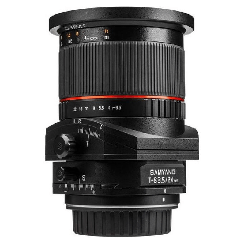 Samyang-Tilt-Shift-24mm-f-3.5-ED-AS-UMS-Nikon-AE-SLR-Obiettivo-ampio-Nero