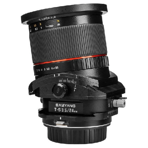 Samyang-Tilt-Shift-24mm-f-3.5-ED-AS-UMS-Nikon-AE-SLR-Obiettivo-ampio-Nero