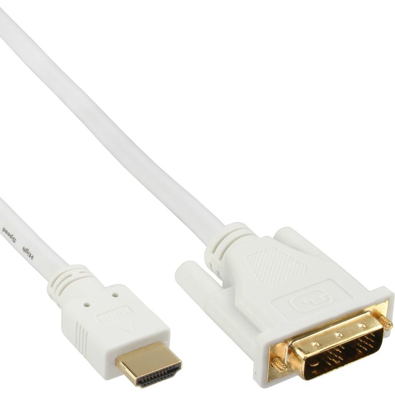 Cavo-HDMI-DVI---bianco---oro---HDMI-maschio-a-DVI-181-maschio---2m
