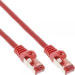 InLine Cavo patch - S-FTP PiMf - Cat.6 - 250 MHz - PVC - rame - rosso - 025 m