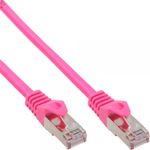 InLine 4043718125890 cavo di rete Rosa 0,25 m Cat5e SF/UTP (S-FTP)