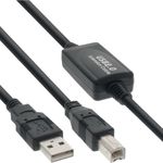 InLine Cavo USB 2.0 - attivo con amplificazione del segnale Inchrepeater Inch - da A a B - 10 m