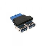 Adattatore-USB-3.0---2x-presa-A-per-collegamento-a-palo