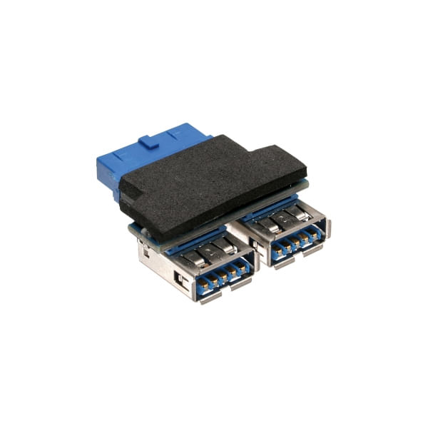 Adattatore-USB-3.0---2x-presa-A-per-collegamento-a-palo