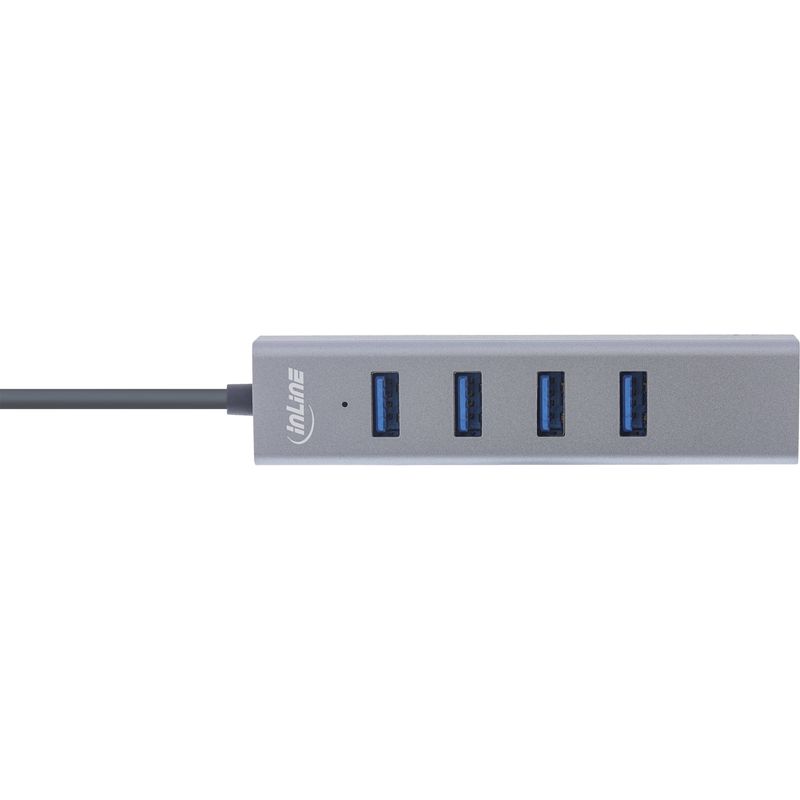 Multi-Hub-USB-C-3.2-4x-USB-A-5Gb-s---OTG---Custodia-in-alluminio