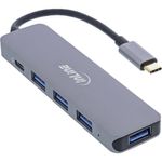 InLine USB 3.2 USB-C Multi Hub (4x USB-A 5Gb/s + USB-C (Dati/PD 87W)