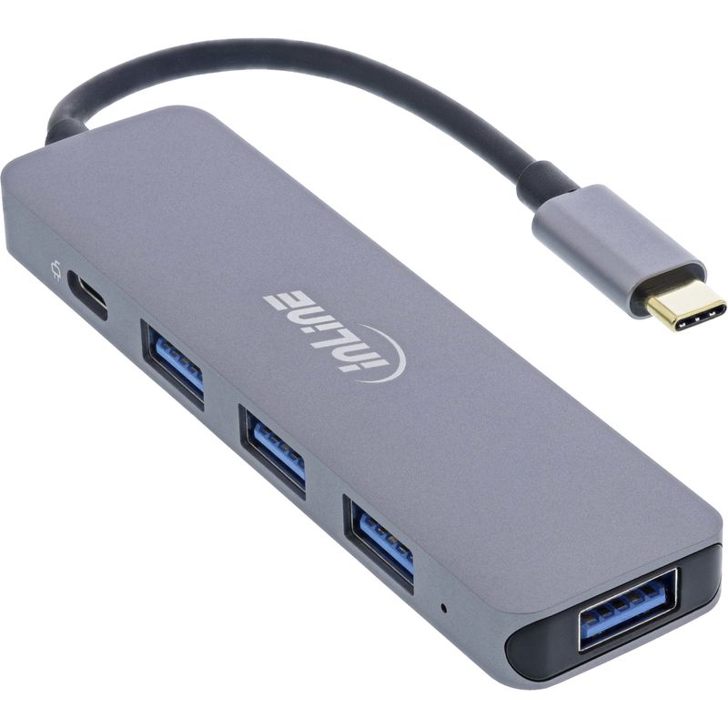 Multi-hub-USB-3.2-USB-C-4x-USB-A-5Gb-s--USB-C-Data-PD-87W