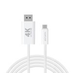 4smarts Cavo 4smarts da USB-C a Display Port da 2 m bianco