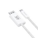 Cavo-4smarts-da-USB-C-a-Display-Port-da-2-m-bianco