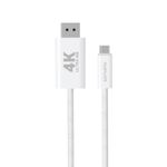 Cavo-4smarts-da-USB-C-a-Display-Port-da-2-m-bianco