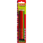 Herlitz 8670051 matita di grafite 4 pz