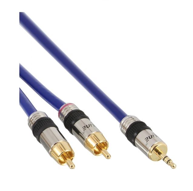 Cavo-jack-RCA---PREMIUM---2x-connettori-RCA-su-jack-da-35-mm---5-m