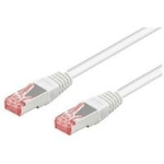 Goobay RJ45 CAT 6 S/FTP S/FTP CCA 10 m Bianco