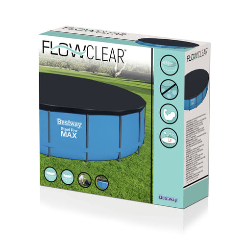 Bestway-Set-Copertura-per-Piscina-Flowclear-Fast-555-cm