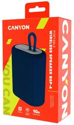 Canyon-BSP-4-Altoparlante-portatile-stereo-Blu-5-W--CANYON-Cuboid-cloth-art-wireless-speaker-Blue-