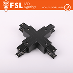 FSL Connettore Forma X per binario Trifase - Colore NERO