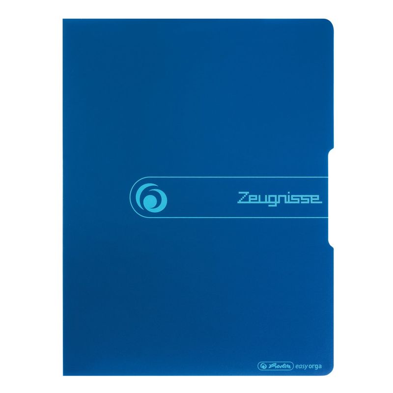 Cartella-per-certificati-Herlitz-Herlitz-quaderno-con-certificato-blu-DIN-A4-blu