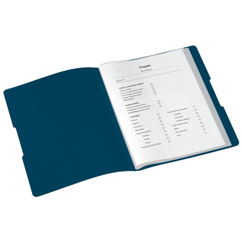 Cartella-per-certificati-Herlitz-Herlitz-quaderno-con-certificato-blu-DIN-A4-blu