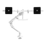 Dataflex-Viewgo-pro-Bianco-Scrivania--Dataflex-Viewgo-Pro-White-Dual-arm-5Years-warranty-