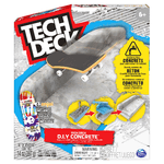 Spin Master  Tech Deck  set di gioco DIY Concrete modellabile e riutilizzabile con fingerboard Enjoi ringhiera