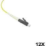 BLUEOPTICS Pigtail in fibra ottica multicolore 12x 1 metro LC-UPC OM4 multimodale