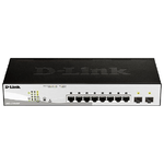 D-Link DGS-1210-08P switch di rete Gestito L2 Gigabit Ethernet (10/100/1000) Supporto Power over Ethernet (PoE) Nero