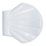 SPIRELLA fissaggio a parete per tenda doccia shell-clip 5.6x5.6cm bianco x2