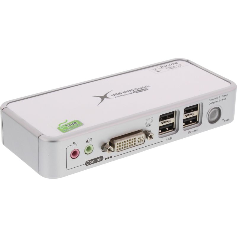 Switch-KVM---DVI---2-vie---USB-4-vie---con-audio