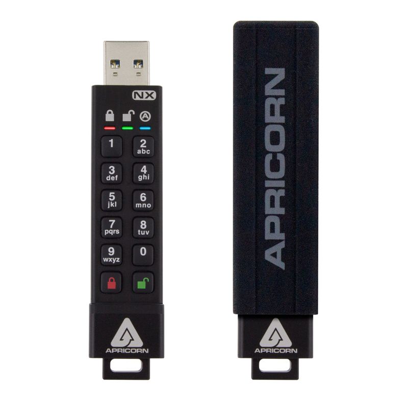 Aegis-Secure-Key-3NX-16-GB-USB-tipo-A-3.2-Gen-1-3.1-Gen-1--77-MB-s-cappuccio-nero