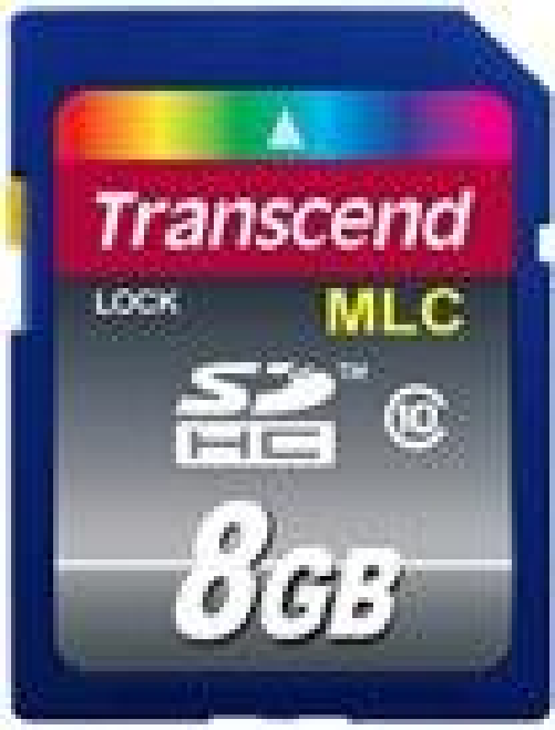 Scheda-SD-8GB-TRANSCEND-Classe10-MLC