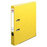 Herlitz Cartella Herlitz dorso larghezza 5 cm DIN A4 cartoncino giallo