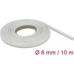 Delock Guaina protettiva intrecciata in fibra di vetro 10 m x 8 mm bianca