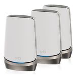 NETGEAR Orbi Quad-band RBKE963 AXE11000 WiFi 6E Mesh System Quad-band (2.4 GHz / 5 GHz-1 / 5 GHz-2 / 6 GHz) Wi