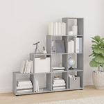 Libreria a Scala Grigio Sonoma 142 cm in Legno Ingegnerizzato