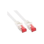 InLine Cavo patch Lan, S/FTP (PiMf), Cat.6, 250 MHz, PVC, CU, bianco, 10m