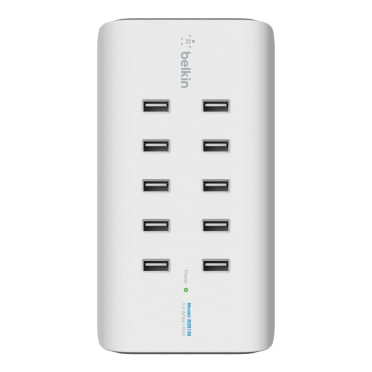 Belkin-Rockstar-Universale-Bianco-AC-Interno--10-PORT-USB-CHARGING-STATION---120W-2.4A-PER-PORT-WHITE-