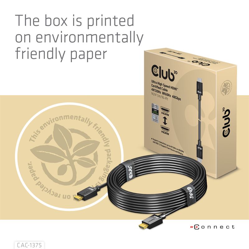 CLUB3D-CAC-1375-cavo-HDMI-5-m-HDMI-tipo-A--Standard--Nero